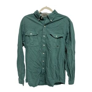 Southern Proper Long Sleeve Button Down Green The Henning Shirt 100% Cotton L